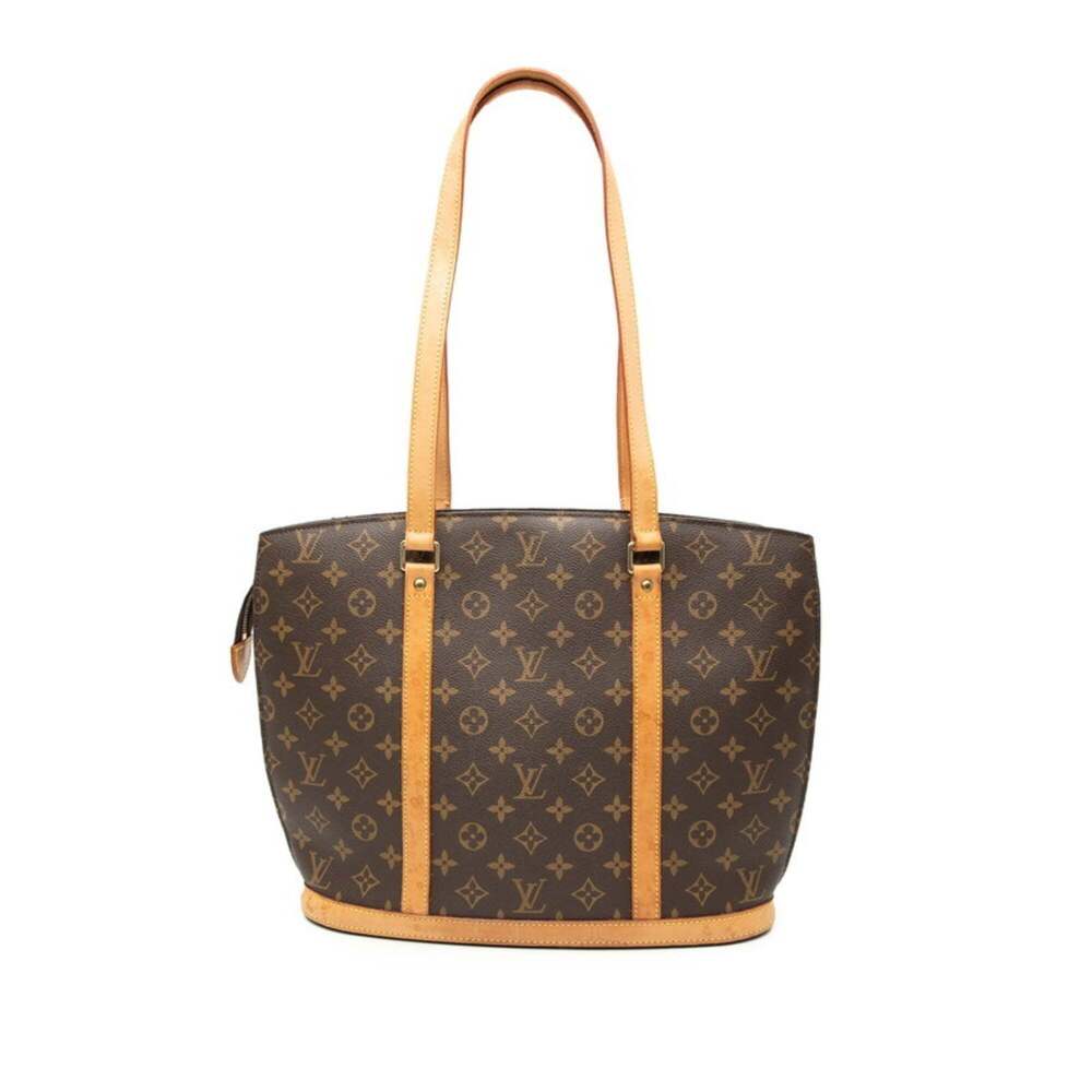 LOUIS VUITTON Brown Monogram Leather Tote Bag - Picture 1 of 6